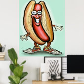 Hot Dog guy Poster (Thuiskantoor)