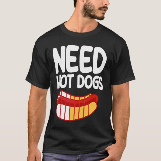 Hot-Dog, handige, lage batterijduur, hot-swappable T-shirt (Voorkant)