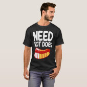 Hot-Dog, handige, lage batterijduur, hot-swappable T-shirt (Voorkant volledig)