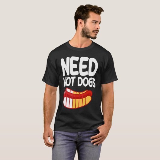 Hot-Dog, handige, lage batterijduur, hot-swappable T-shirt (Voorkant volledig)