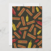 Hot Dog! Het is een jongen Baby shower uitnodiging (Achterkant)