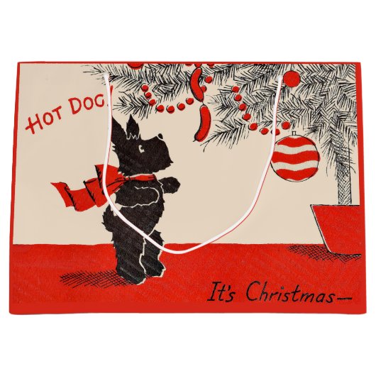 Hot Dog! Het is Kerstmis Groot Cadeauzakje (Voorkant)