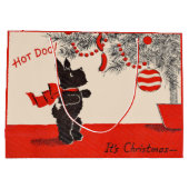 Hot Dog! Het is Kerstmis Groot Cadeauzakje (Achterkant)