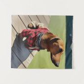 Hot Dog Hot Eigenaar Wandkleed (Voorkant (horizontaal))