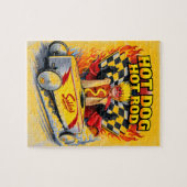 Hot Dog Hot Rod Legpuzzel (Horizontaal)