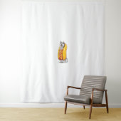 Hot Dog Husky - Grappig Eten Kostuum Wandkleed (In situ)