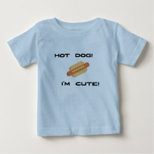Hot Dog Ik ben Cute in Blue