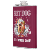 Hot Dog! Ik ben de echte deal Heupfles (Links)