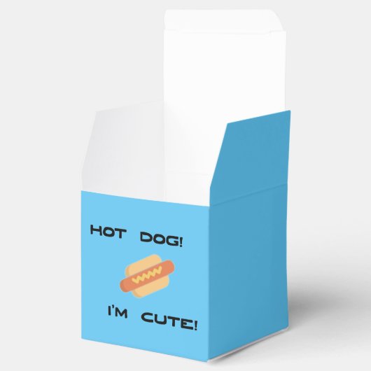 Hot Dog I'm Cute Bedankdoosjes (Geopend)