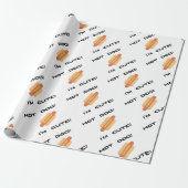 Hot Dog I'm Cute Cadeaupapier (Uitgerold)