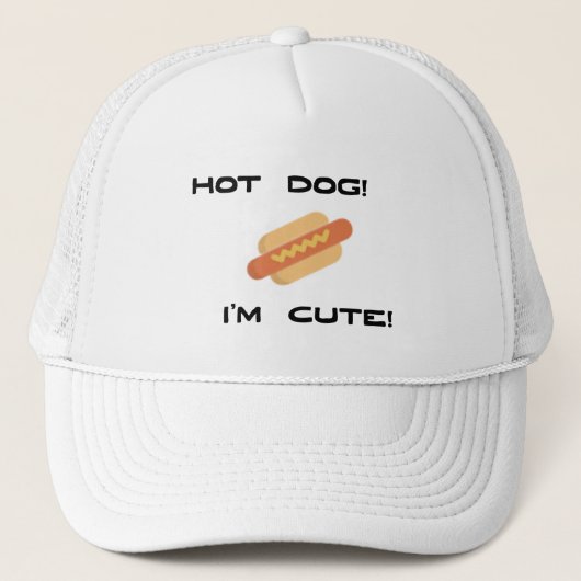 Hot Dog I'm Cute Trucker Pet (Voorkant)
