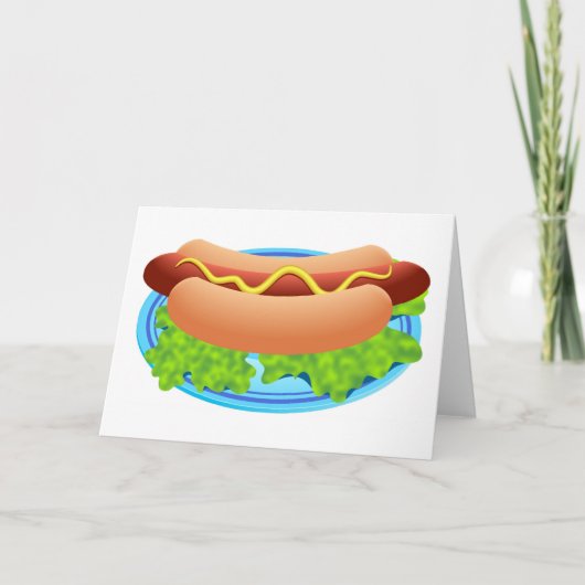Hot Dog Kaart (Voorkant)