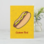 Hot Dog Kaart (Staand voorkant)