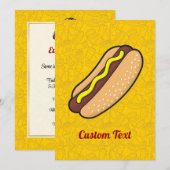 Hot Dog Kaart (Voorkant / Achterkant)