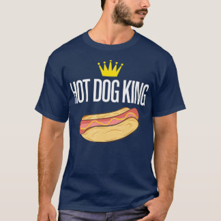 Hot Dog King Funny T-shirt