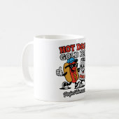 Hot Dog & koud bier Koffiemok (Voorkant links)