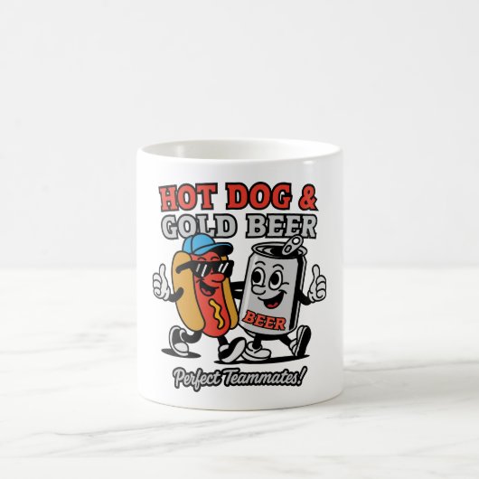 Hot Dog & koud bier Koffiemok (Center)