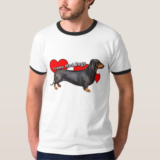Hot Dog Love T-shirt (Voorkant)