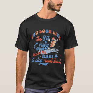 Hot Dog Love USA Fun Je ziet eruit als vierde juli T-shirt