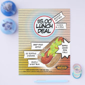 Hot Dog Lunch Deal Flyer (Enkel)