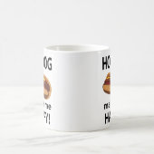 Hot Dog Maakt Mij Gelukkig Hot Dog Koffiemok (Center)