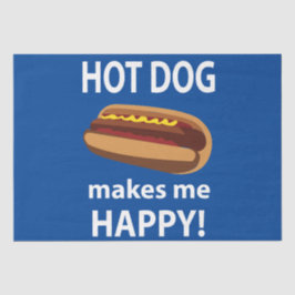 Hot Dog Maakt Mij Gelukkig Hot Dog Tissuepapier