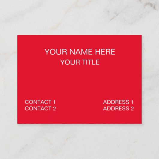 Hot Dog Maakt Mij Gelukkig Hot Dog Visitekaartje (Achterkant)