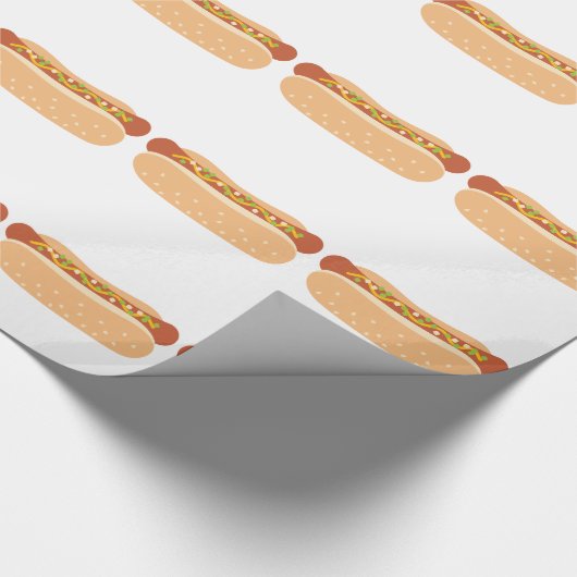 Hot-dog-makingen Cadeaupapier (Hoek)