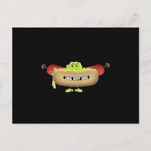 HOT DOG MAN BRIEFKAART (Voorkant)