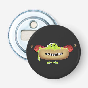 HOT DOG MAN BUTTON FLESOPENER