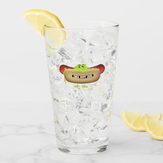 HOT DOG MAN GLAS (Voorkant ijs)