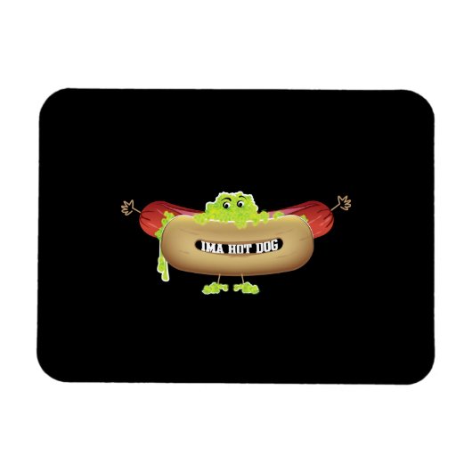 HOT DOG MAN MAGNEET (Horizontaal)