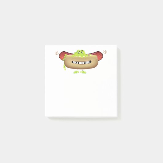 HOT DOG MAN POST-IT® NOTES (Voorkant)