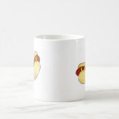 Hot Dog met Mustard op Bun Hotdog Foodie Mok (Center)