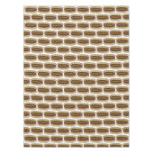 Hot Dog met Mustard Relish Fast Food Foodie Picnic Tafelkleed (Voorkant)