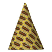 Hot Dog Mustard Relish Frankfurter Hotdog Weiner Feesthoedjes (Rechts)