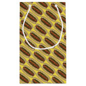 Hot Dog Mustard Relish Frankfurter Hotdog Weiner Klein Cadeauzakje (Achterkant)