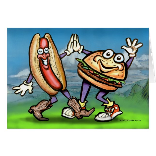 Hot Dog n Hamburger (Voorkant Horizontaal)