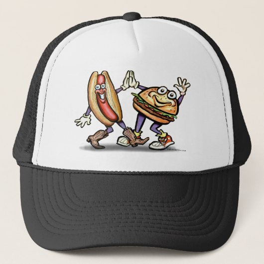 Hot Dog n Hamburger Trucker Pet (Voorkant)