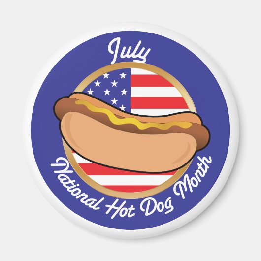 Hot Dog National Magneet (Voorkant)