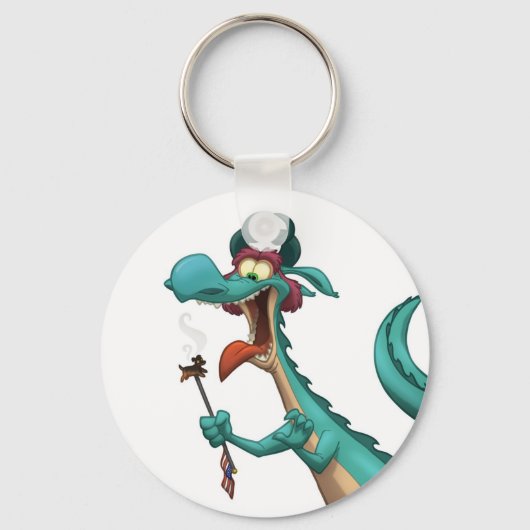 Hot Dog op een Sleutelhanger (Voorkant)