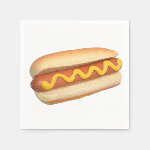 "Hot Dog"-papierservetten Servetten