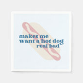 Hot Dog Party Napkins Servet (Voorkant)