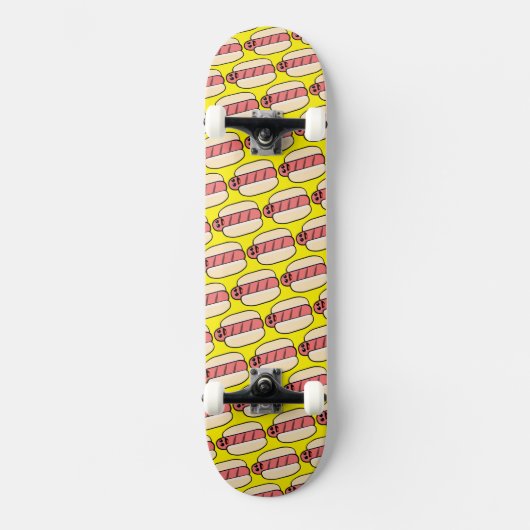 Hot Dog Party Persoonlijk Skateboard (Voorkant)