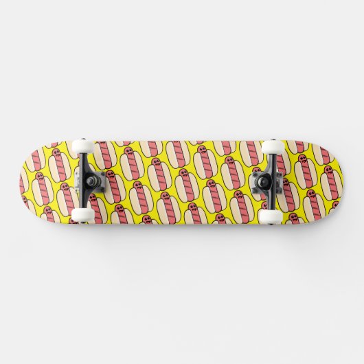 Hot Dog Party Persoonlijk Skateboard (Horizontaal)