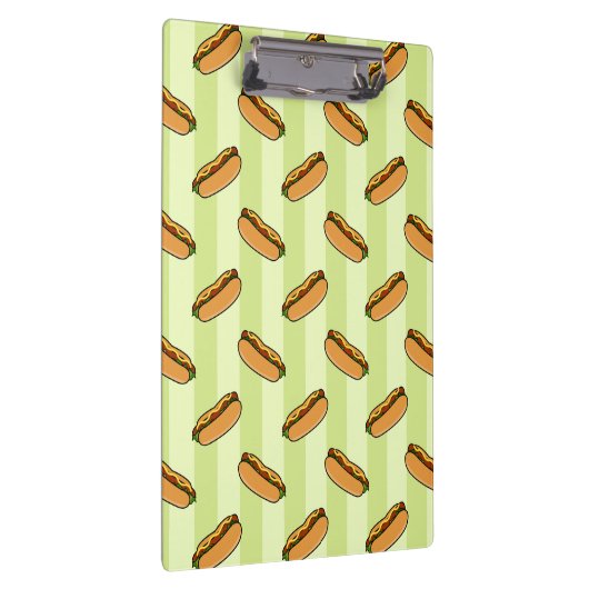 Hot Dog Patroon Klembord (Rechts)