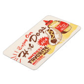 Hot Dog Premium magneet (Linkerzijde)