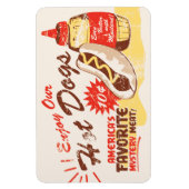 Hot Dog Premium magneet (Verticaal)