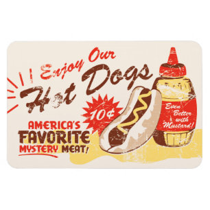 Hot Dog Premium Magnet Magneet
