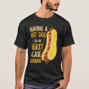 Hot Dog Pun voor hotdog T-shirt